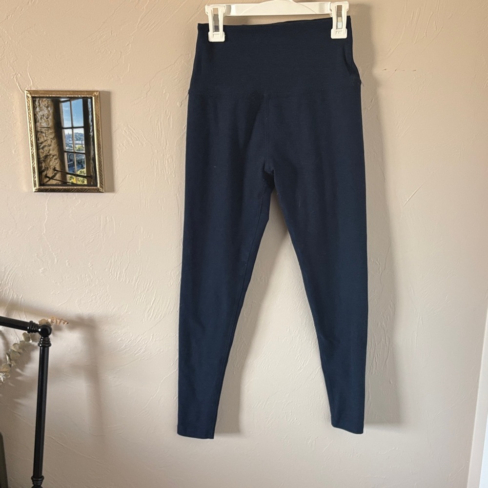 Beyond Yoga Space Dye Navy High-Waisted Leggings